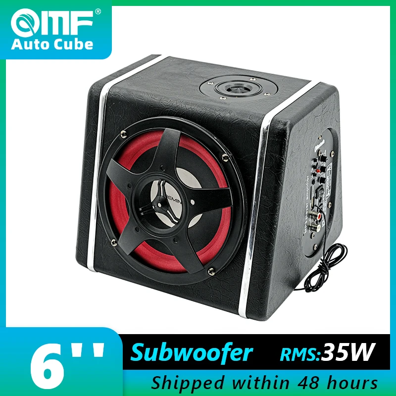 Amplificateur audio de voiture avec twecirculation sous le siège, caisson de basses, 350W, 6 pouces