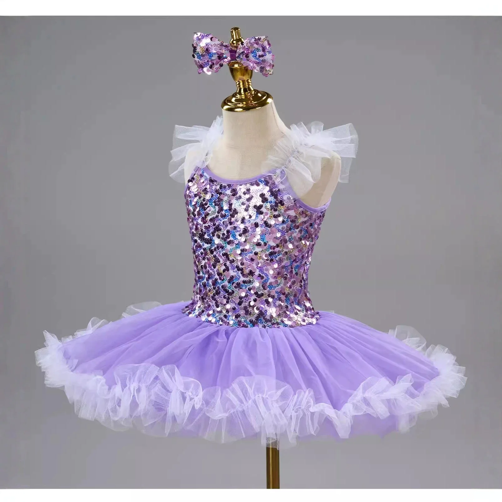 Kids Clothes Performance Children Clothing Elegant Ballet Dress Leotards for Girls Dance Wear Stage Costumes Outfits