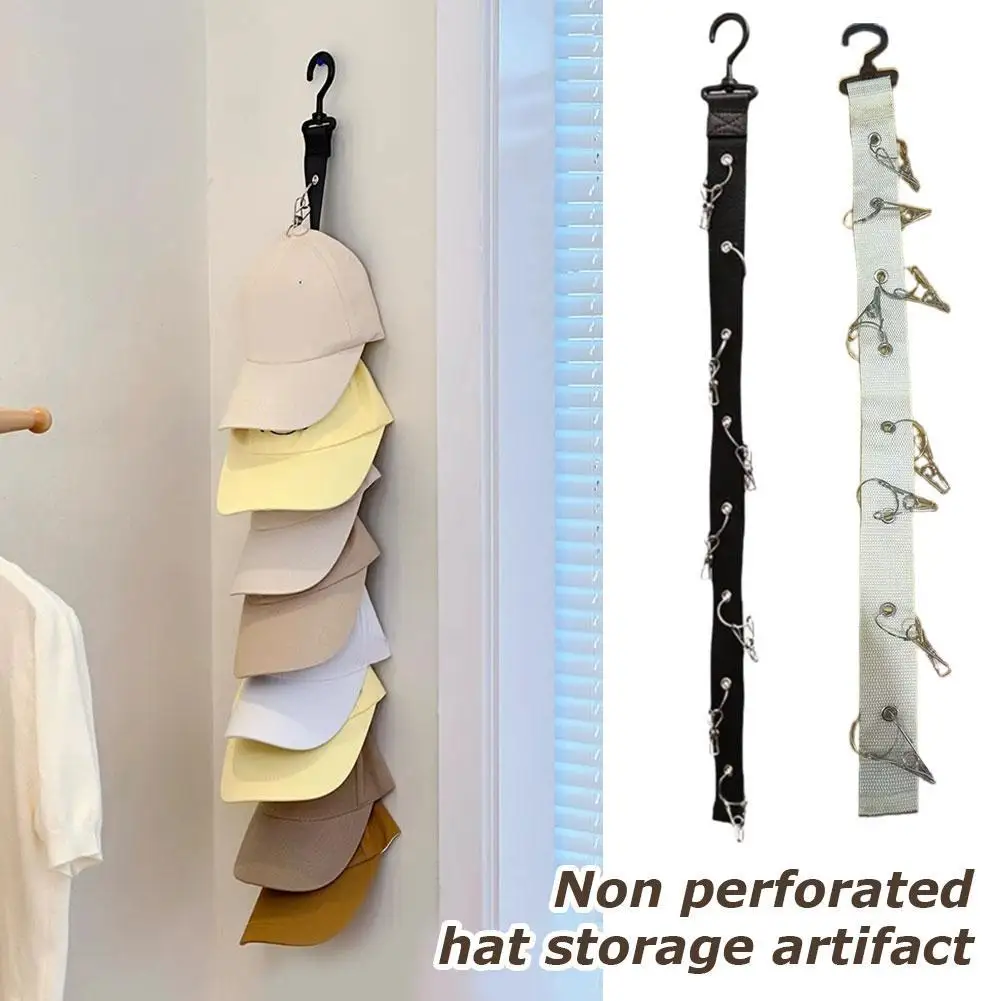 Cap Rack Hat Organizer for Baseball Caps Best Over Door Closet Organizer for Men Boy Women Hat Space Saving for Closet