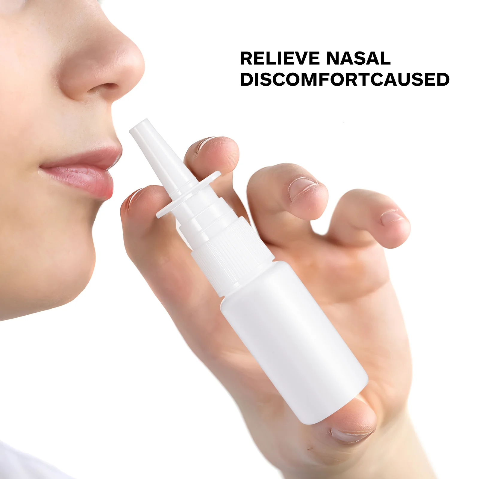 

20Pcs Plastic Spray Bottle 20Ml Refillable Fine Mist Sprayer Compact Travel Size for Home Outdoor Clear Safety Cover