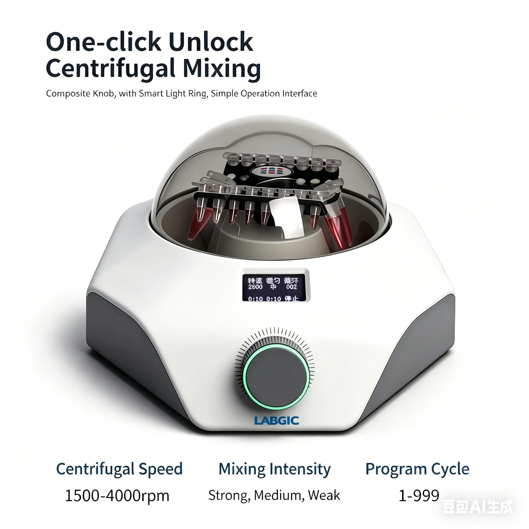 Mini Combined Laboratory Centrifuge And Mixer 4000 RPM