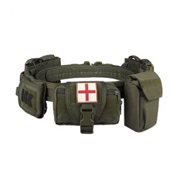 Tactical Belt with Pouches Hunting Equipment Tactical Military Equipment Hunting Wallet Outdoor Tactical Bagpack Waterproof