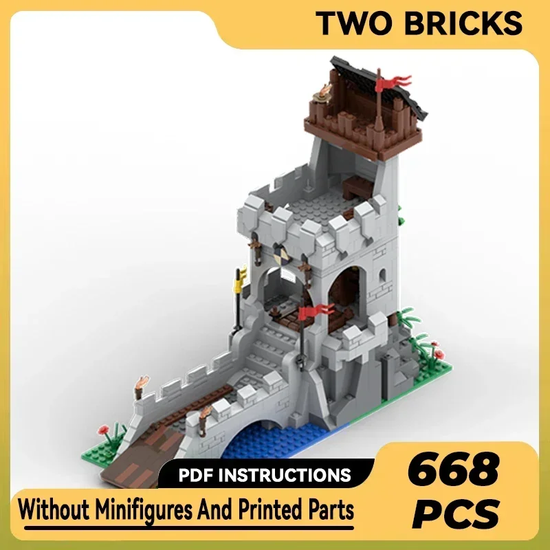 

Military Fortress Model Moc Building Bricks Medieval Tower Castle Technology Modular Blocks Gift Christmas Toy DIY Sets Assembly