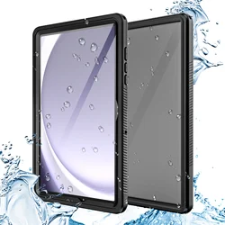Shellbox IP68 Waterproof Case for Samsung Galaxy Tab A9 Plus A9+ 11 inch Military Grade Shockproof Heavy Duty Defender Cover