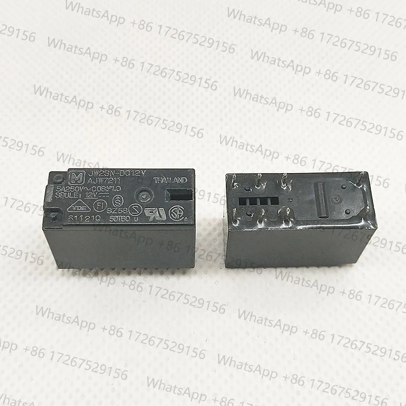 5 Pz/Lotto Originale JW2SN-DC12V 8 Pinos 5A Relé De Dois Abertos-Dois Fechos Para Elettrodomestici Placa De Circuito