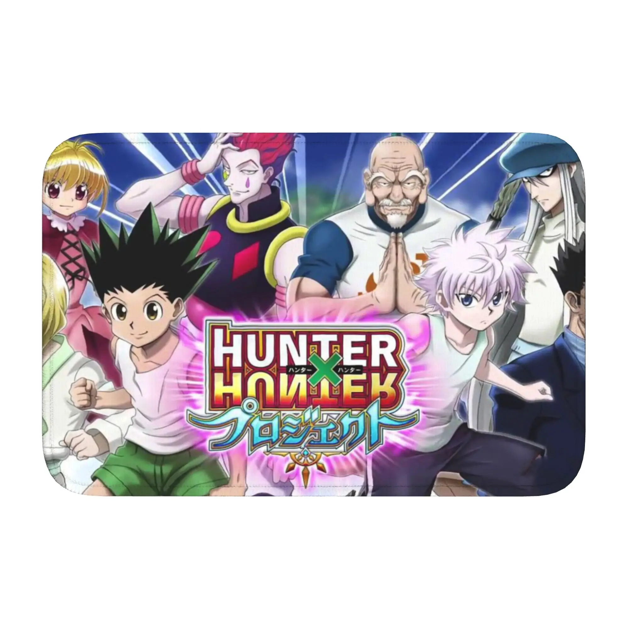 Benutzerdefinierte HXH Anime Fußmatte für den Eingangsbereich, Outdoor-Badezimmer-Küchen-Türmatte, Schlafzimmer-Teppich, Fußpolster