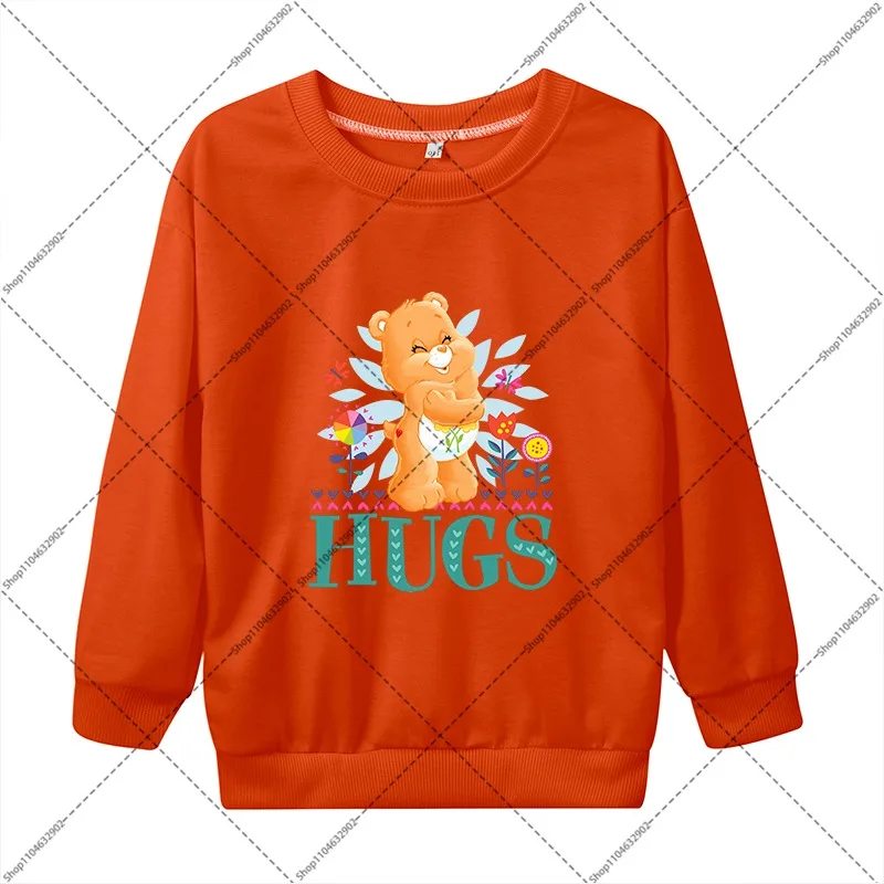 Care Bears Kids Dunne Sweatshirt Cartoon Anime Streetwear Jongens Meisjes Mode Kleding Kinderen Herfst Lange Mouwen Verjaardagscadeautjes
