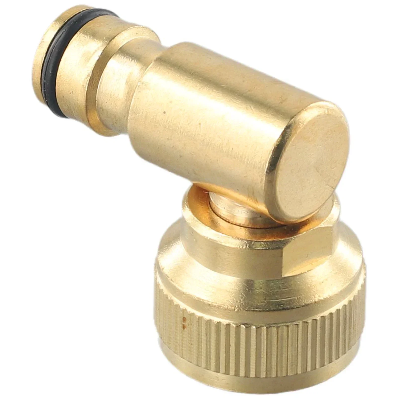 

Practical Swivel Elbow Elbow 1PCS 3/4in Brass For Hoselock Plug For Hosereels Gold Hose Reel Outdoor Garden Quick Connector