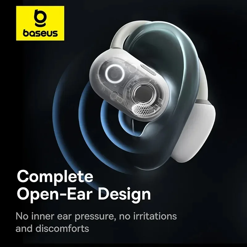 Baseus Eli Sport 1 Open Ear Headphones Wireless Bluetooth 5.3 Earphones Air Conduction TWS Earbuds High Quality Sports Headset