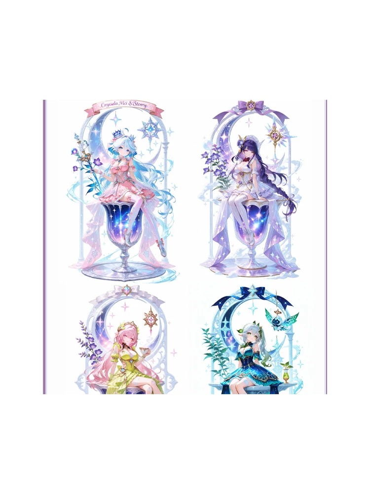 ขายส่งการ์ด Huajian Card Society Wave 3 ปี 2025 รุ่น The Person In The Mirror ขนาด A6 กระดาษอะคริลิกสีทั้งหมด ACG CCG TCG ของสะสม งานอดิเรก ของขวัญ