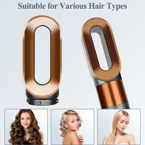 Ersättning för förstylingmunstycke till Airwrap-stylingtork, kompatibel med HS01 HS05, förformat tillbehör 12 best sales Dyson Airwrap-borste - №11