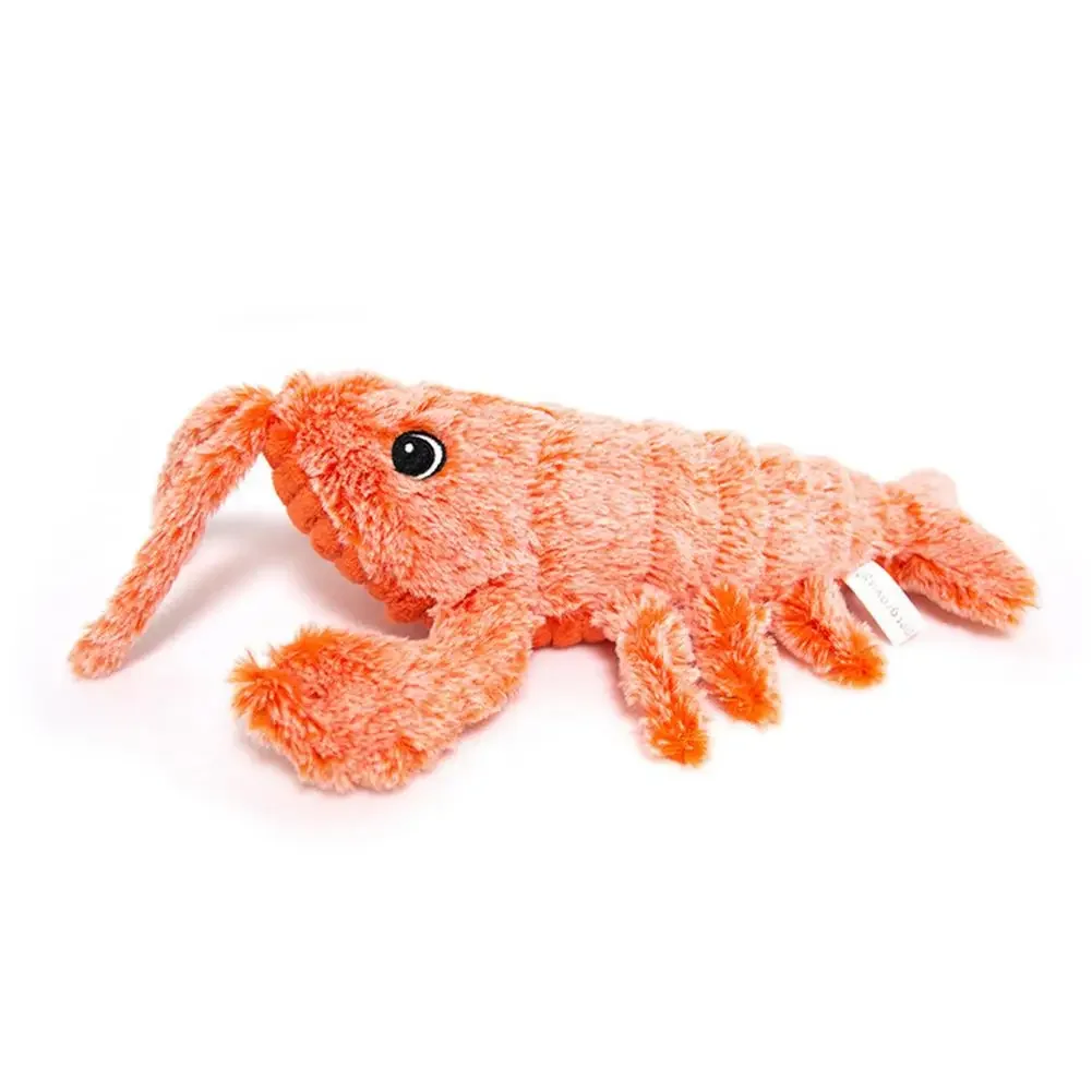

Cat Toy Simulation Lobster Interactive Cat Toys USB Rechargeable Automatic Cat Nip Toys Jumping Shrimp Mo Bug toy Catnap
