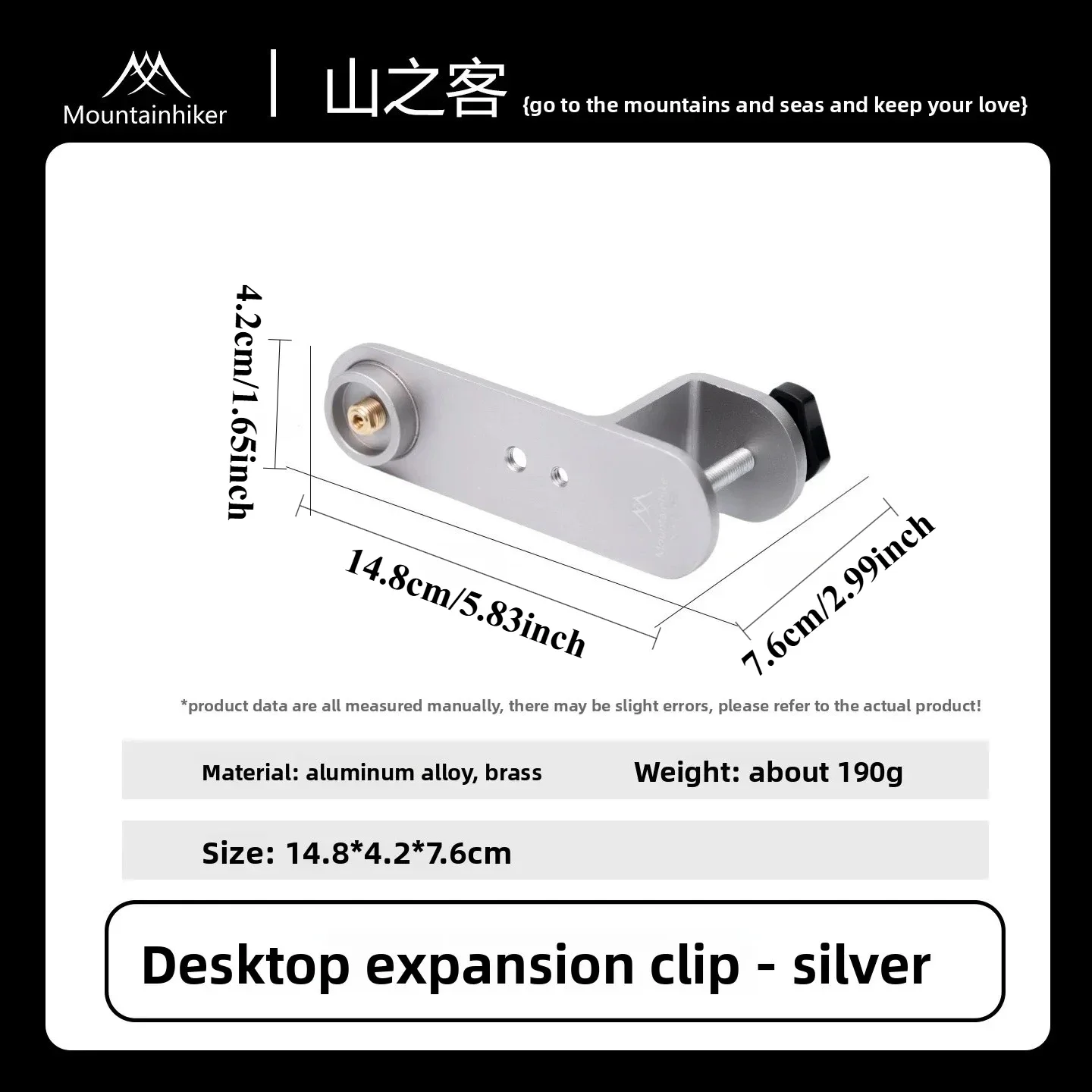 MOUNTAINHIKER Flat Gas Cylinder Lamp Stove Head Heating Stove Table Fixing Fixture Camping Desktop Extension Accessories - view 2