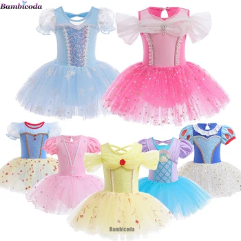 Robe de Princesse pour Fille, Tenue de ix, Tutu de Ballet, Costume Raiponce Alice, pour Anniversaire