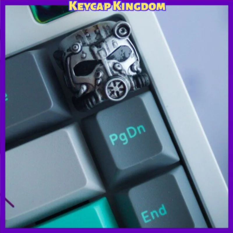 PA60 Post‑Apocalyptic 3D Printed Resin Keycap Mechanical Keyboard Custom Artisan Keycap Desktop Accessory Decor Collectible Gift
