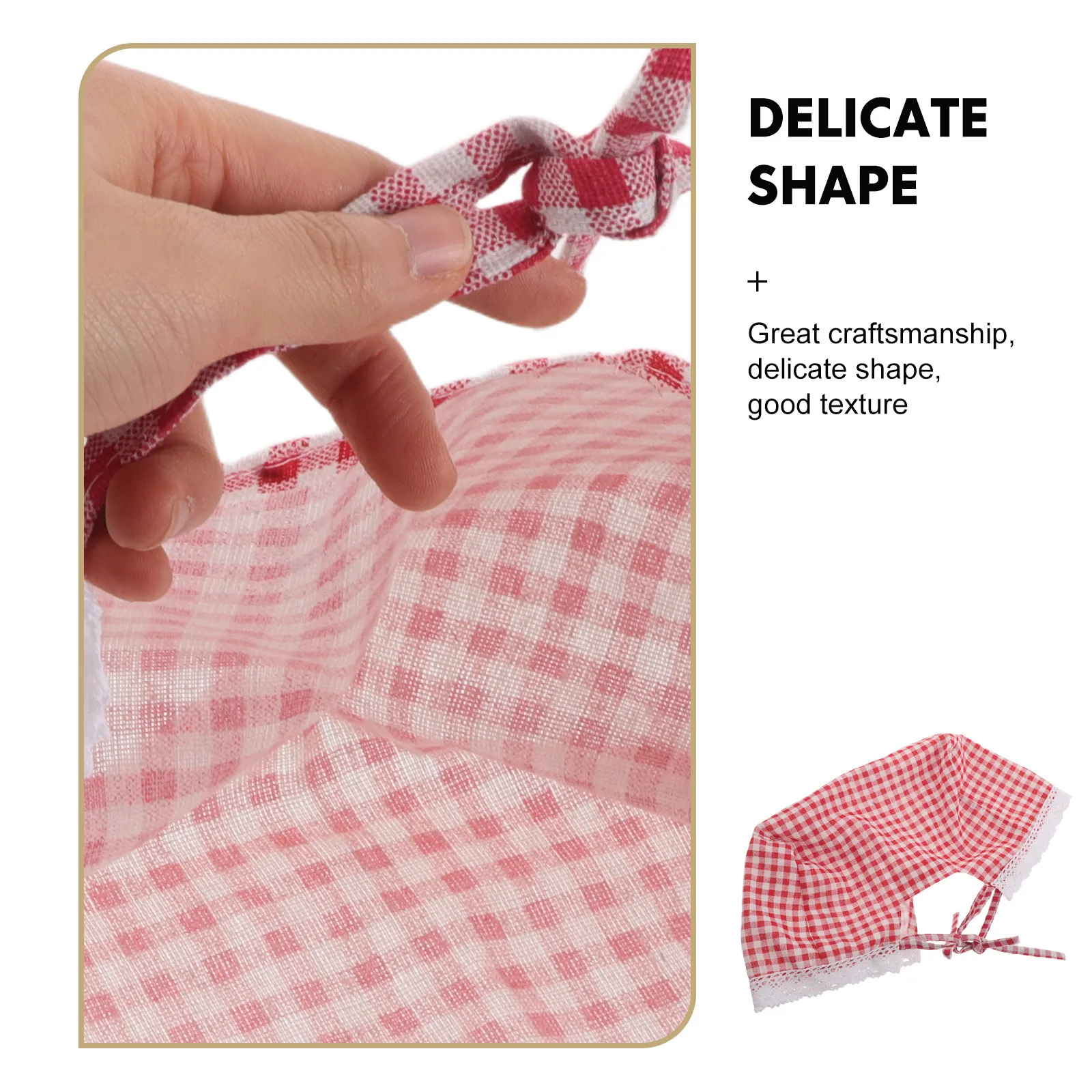 3Pcs Decorative Basket Cloth Liner Rattan Wicker Basket Replacement Insert for Kitchen Picnic Storage Bread Fruit Organizing