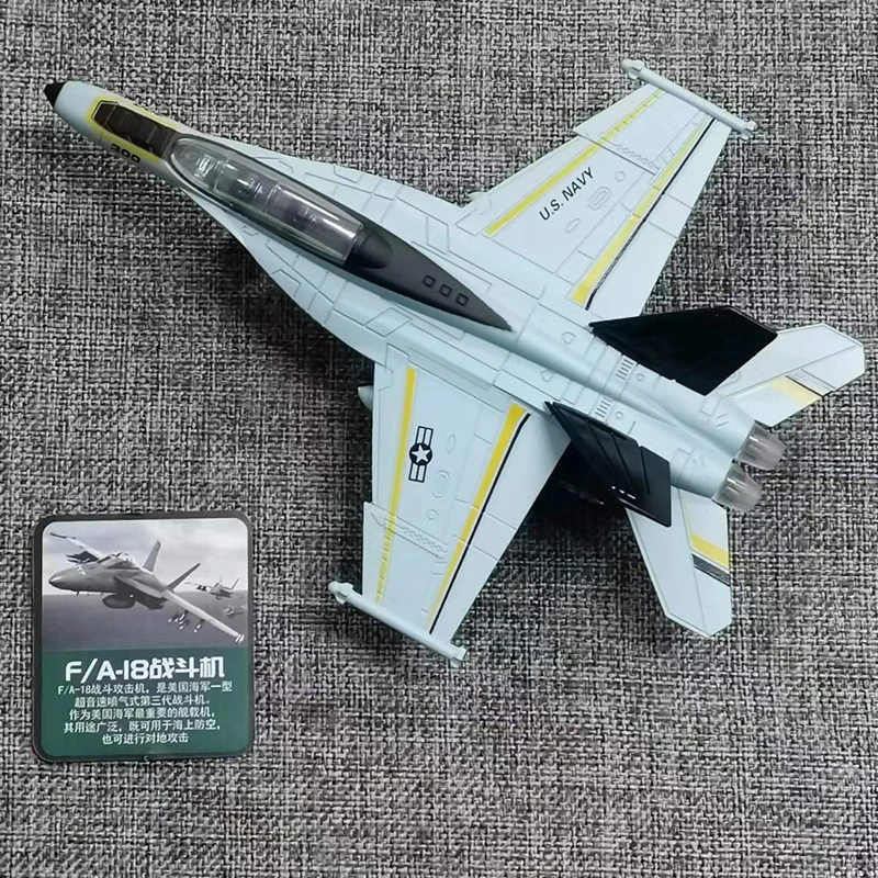 

1:72 21 см сплав F-18 американский истребитель реактивный шмель модель самолета звук и свет хит продаж новый продукт детский подарок