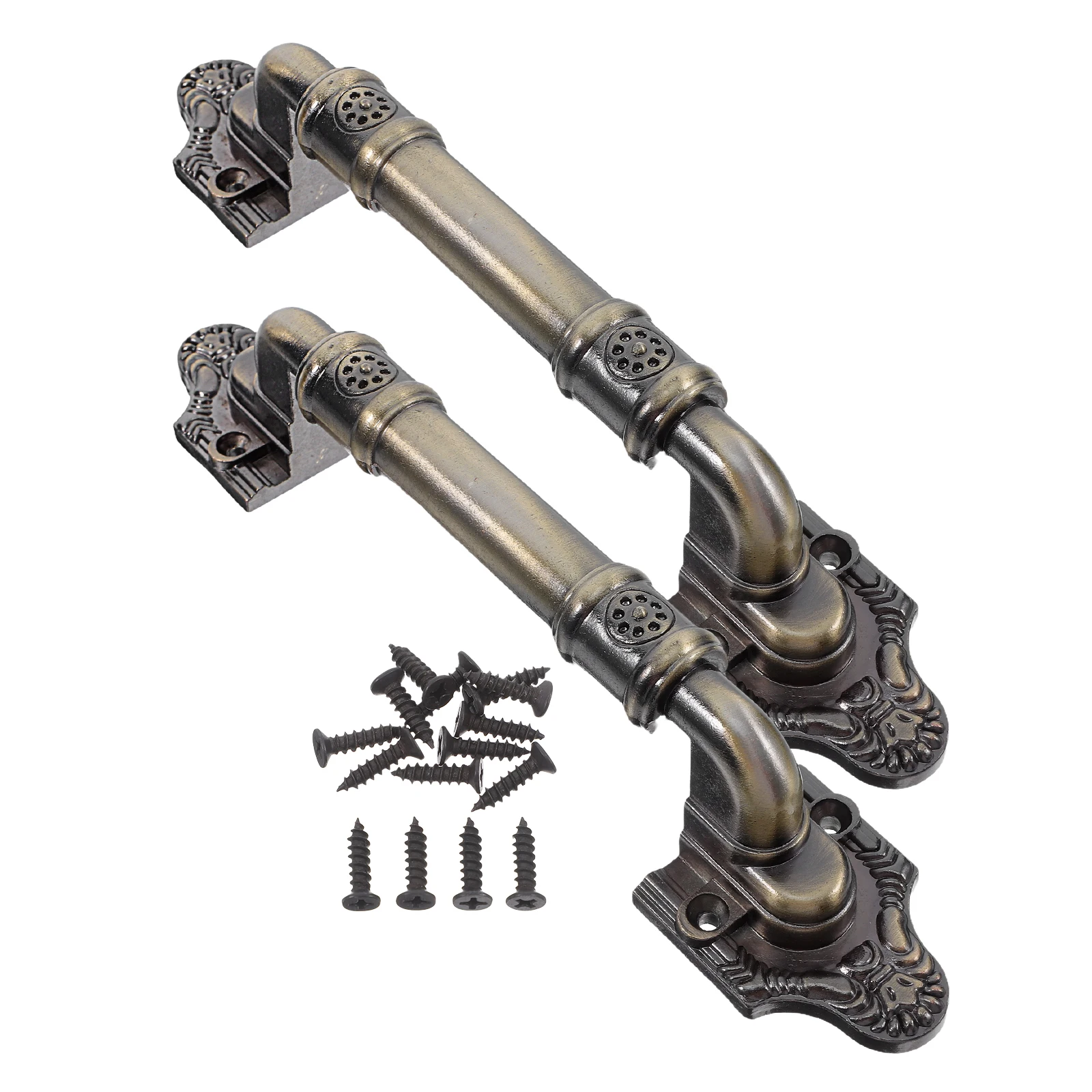 

2 Pcs Barn Door Handle Pull Alloy Floor Guide Boho Dresser Knobs Fence Handles Cupboard