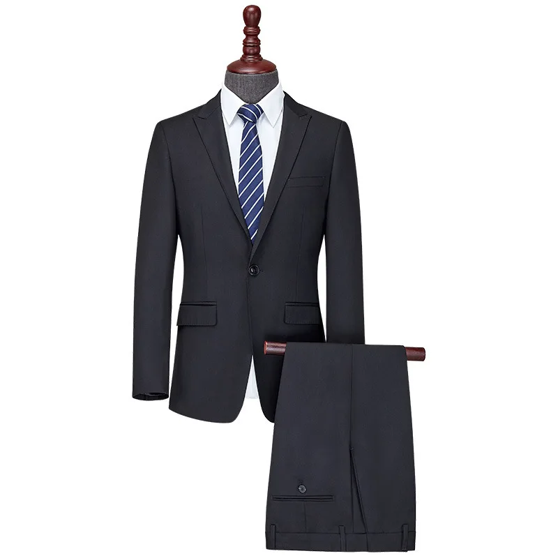 남성용 비즈니스 세트 양모 전문 세트, 정장 세트, HH43