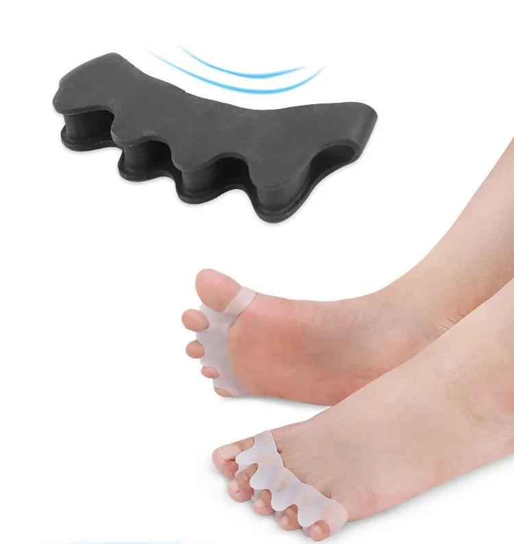 Correttore per pollice in Gel di Silicone Bunion Foot Toe Hallux valgo Protector separatore raddrizzatore per le dita regolatore strumenti per la cura del piede 2 pezzi