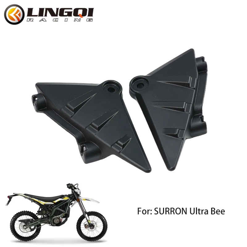 

LINGQI RACING Motorcycle Mudguard Black Frame Support Bracket Bottom Skid Plate Trim Cover For For UltraBee Electric Ultra Bee
