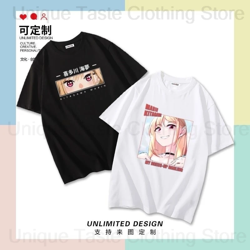 بلدي اللباس حبيبي تي شيرت كيتاجاوا مارين لطيف الكرتون تي شيرت مطبوع Harajuku موضة عالية الجودة القطن قصير الأكمام تي شيرت #1