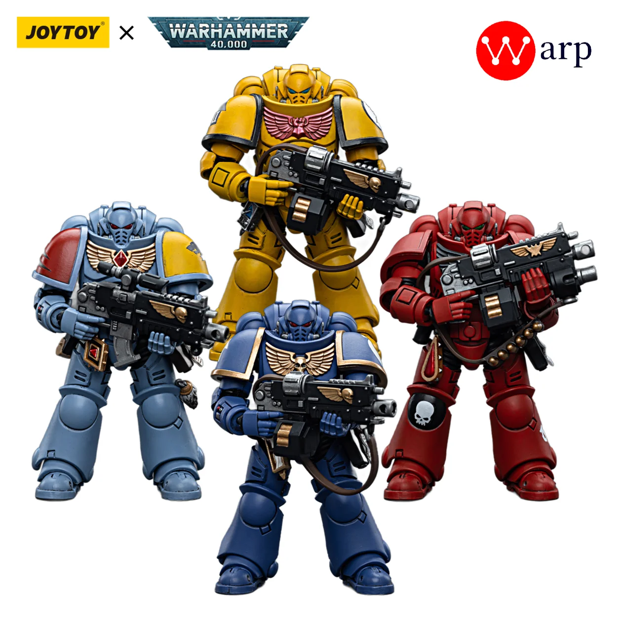 

[В наличии] экшн-фигурки JOYTOY Warhammer 40k 1/18 Ultramarines Intercessors Imperial Fists Space Wolve аниме военная модель