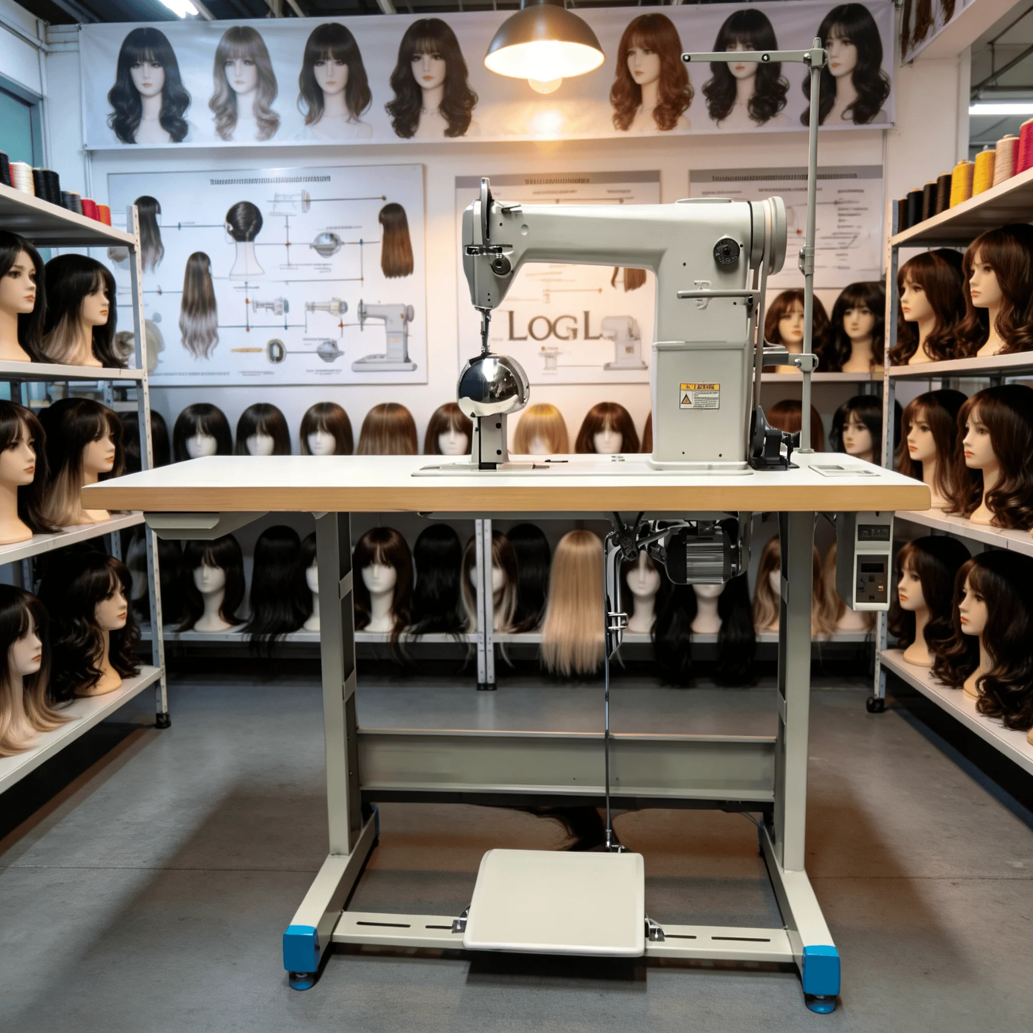 High Performance 810C Electronic Wig Sewing Machine Industrial Hair Wig Making Machine Fast Stitching & Low Maintenance