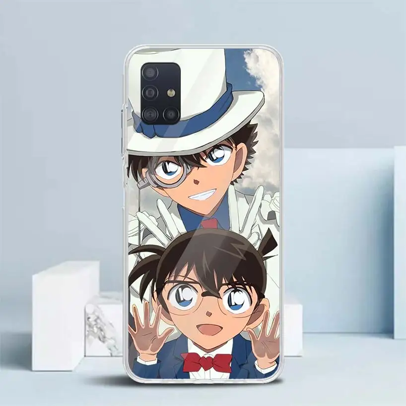 Anime Detective Conan Soft Cover for Samsung Galaxy A51 A50S A71 A70 Phone Case A41 A31 A21S A11 A40 A30S A20E A10S A6 A7 A8 A9