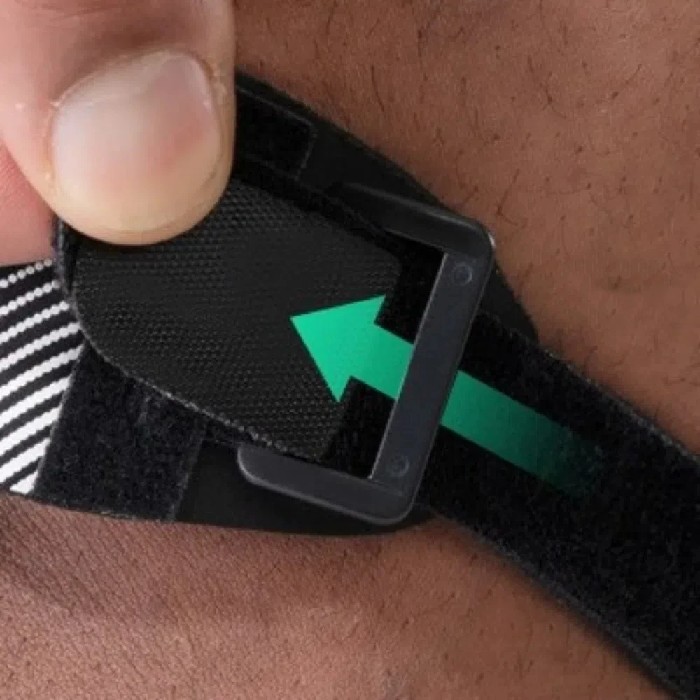 

Adjustable Patella Knee Brace Double Silicone Pads Ergonomic Tendon Support Strap Comfortable Pressurized Knee Wrap Sleeve