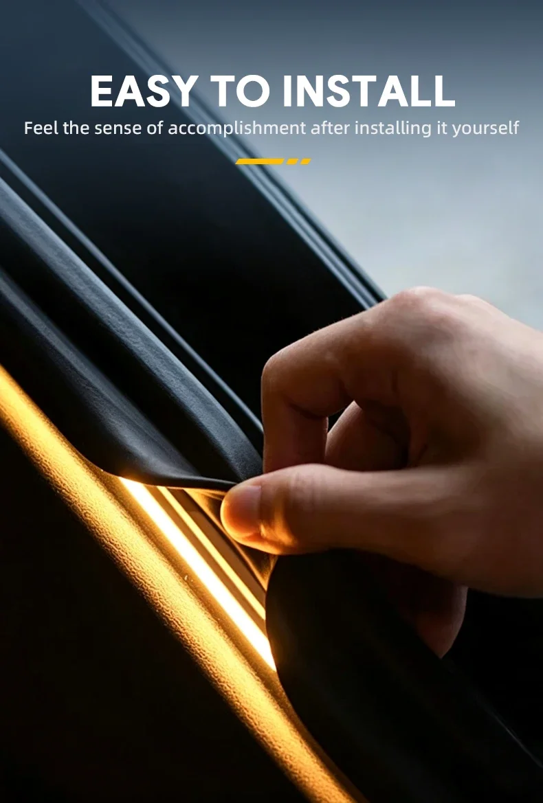 Für Tesla Model YL 2026 2027 Kofferraum-Ambiente-LED-Licht Silikon Zerstörungsfreie Installation Dekorative Modifikationszubehörteile – Detail 5