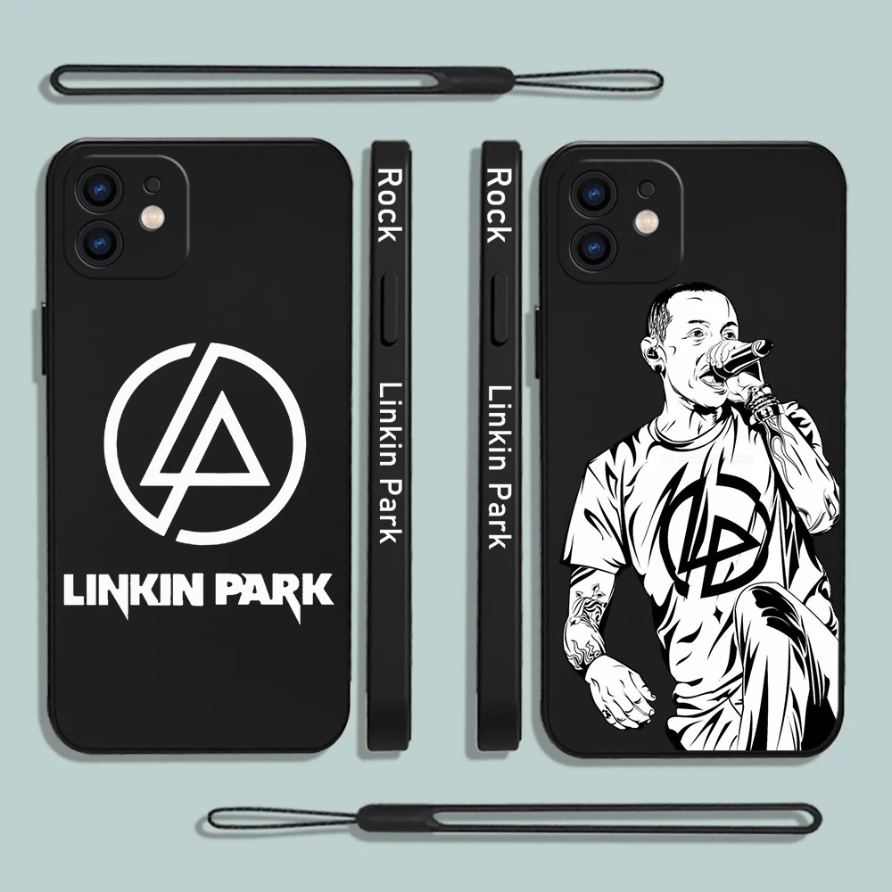 Rock band Linkins Parks Phone Case For Xiaomi Redmi Note 12 11T 10 10S 9 Pro Plus 10C 9A 9C 9T K40 K50 K60 4G 5G With Hand Strap