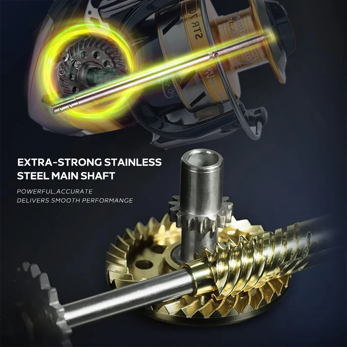 Carrete de spinning MBLN – Mango de aleación CNC y rodamiento sellado - imagen 5