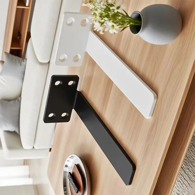 

1 комплект невидимых L-образных кронштейнов толщиной 4 мм, сверхпрочные чугунные кронштейны для полок, кронштейны для плавающих полок, для поддержки полок