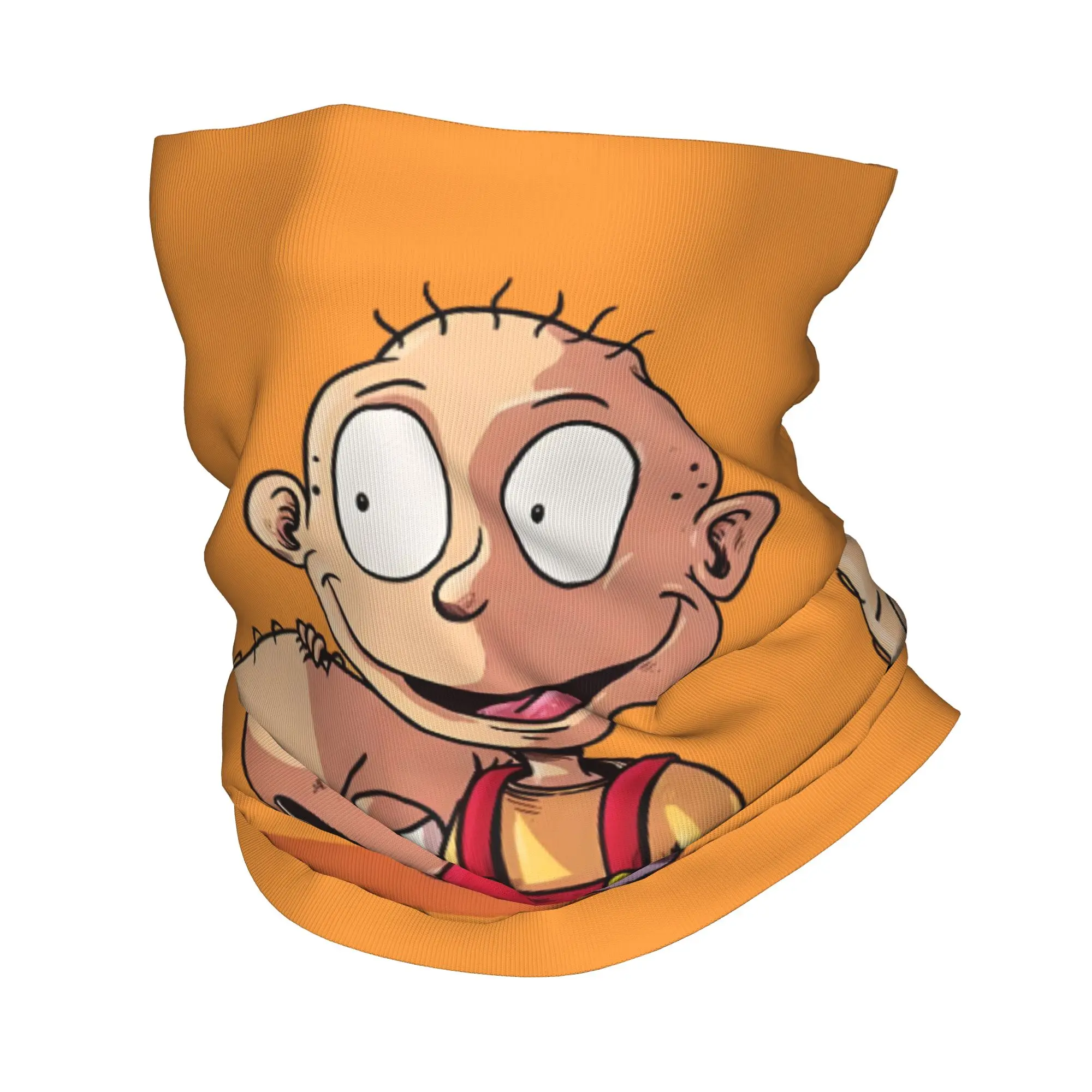 Custom R-Rugrats Bandana Winter Neck Warmer Women Windproof Wrap Face Scarf for Ski Adventure Animation Gaiter Headband