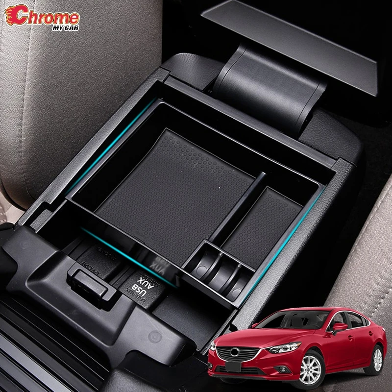 For Mazda 6 Atenza GJ 2013 2014 2015 2016 2017 Armrest Secondary Storage Pallet Container Holder Glove Box Tray Car Accessories