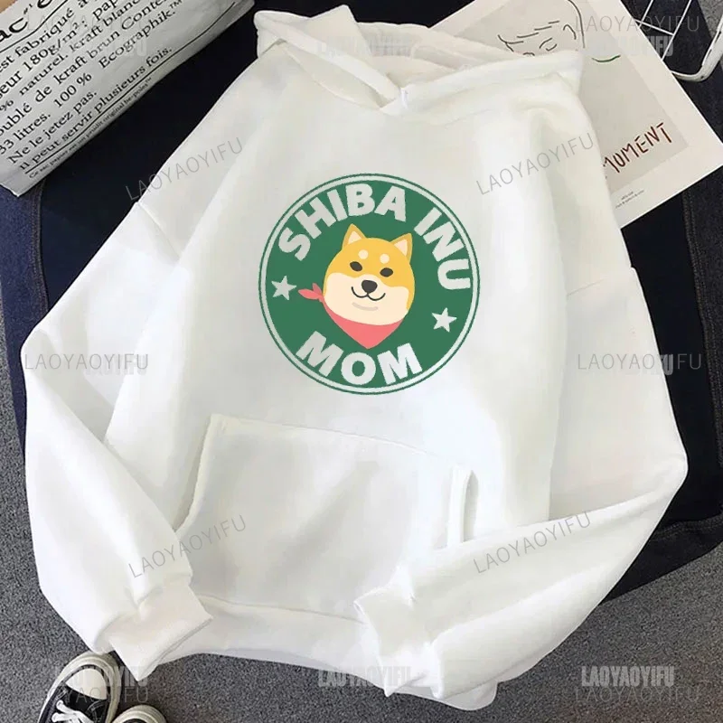 

Y2k Cartoon Shiba Inu Women Hoodies Kawaii Aesthetic Harajuku Men Clothes Gothic Korean Style Vintage Casual Sweatshirts