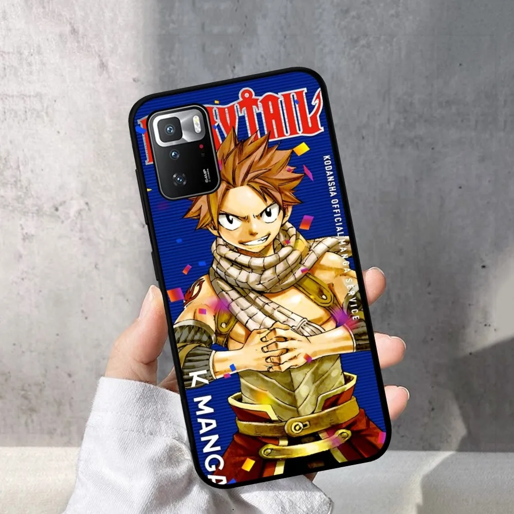 Anime Fairy Tail Phone Case For Redmi Note 4 X 5 A 6 7 8 T 9 9S 10 11 11S 11Epro Poco M3 pro