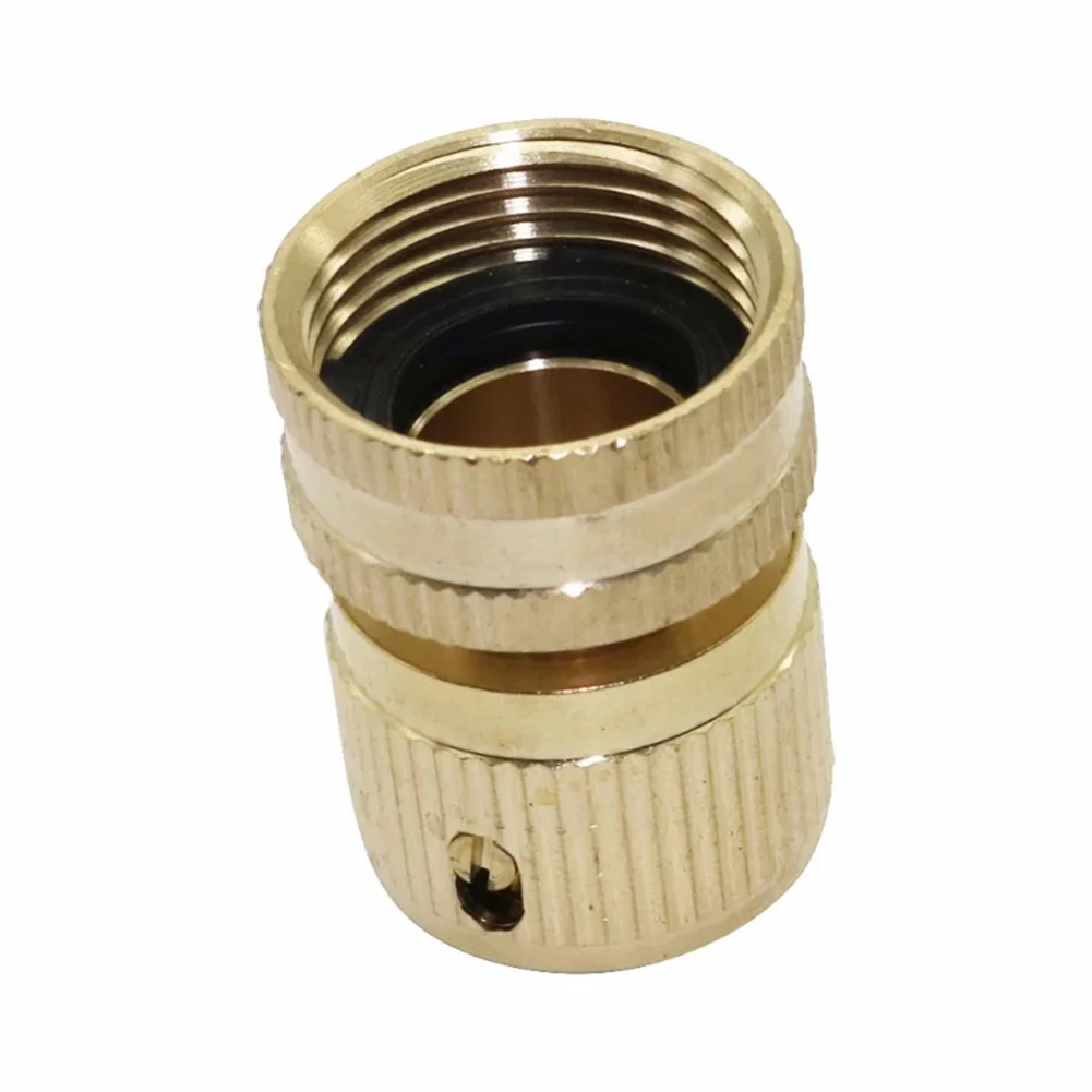 1/2\" Female Thread Flow Connector Brass For Adapting Hose Garden Watering Outdoor Yard Quick Connector Fittings