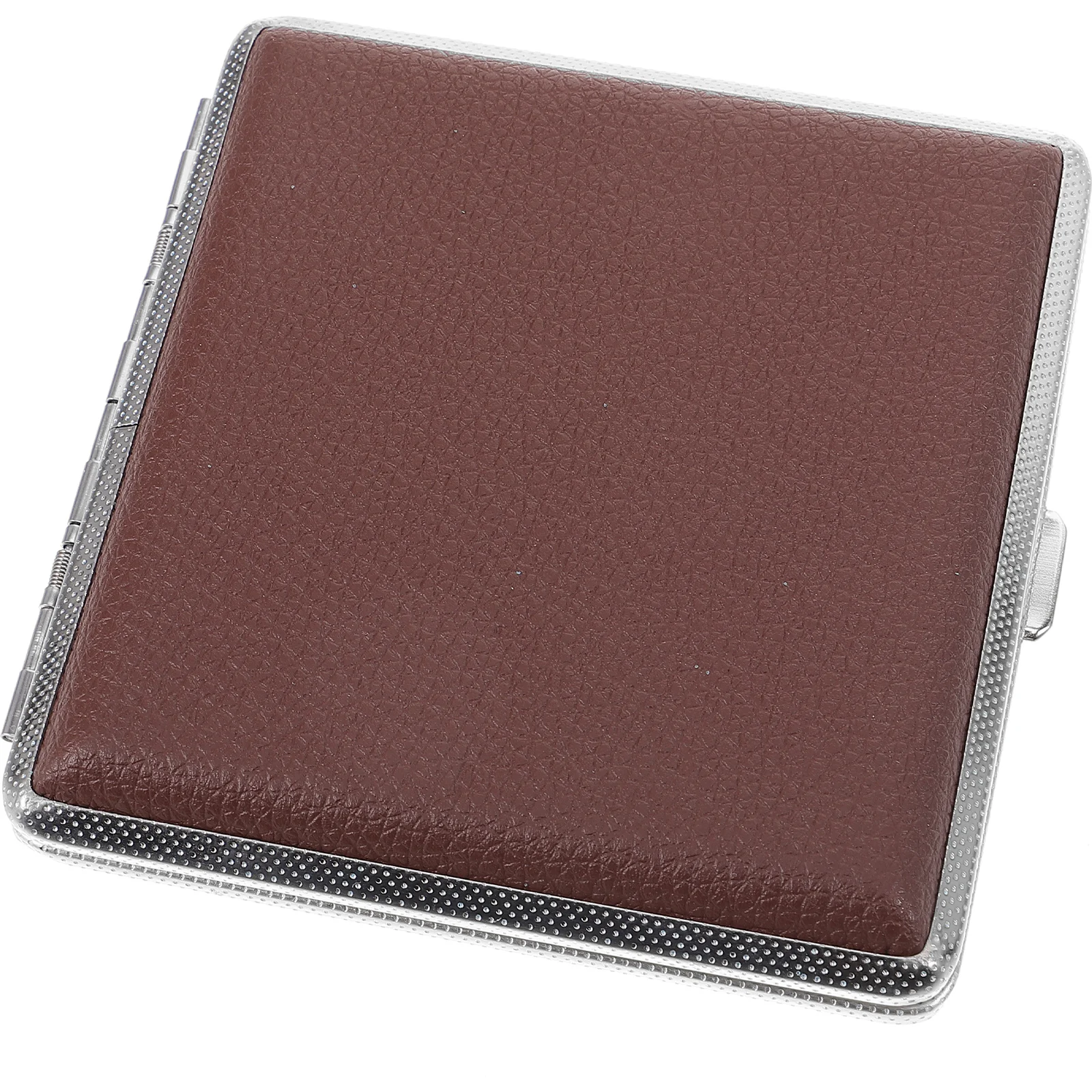 

1pcs Portable Cigarette Case Flip Type Wear Resistant Pocket Holder Pressure Resistant Buckle Design Durable Cigarette