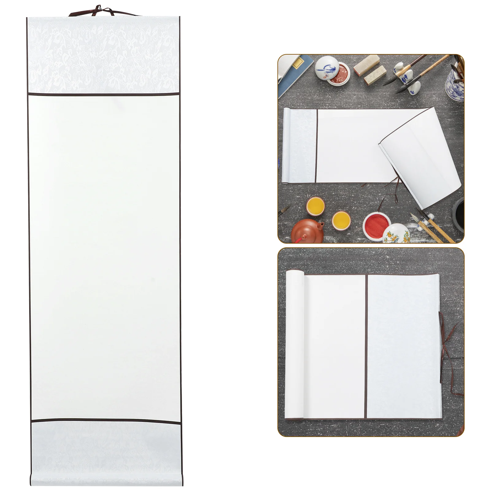 Slijtvast blanco scroll Chinees kalligrafiepapier voor schilderen, schrijven, kunstwerk, retro sfeer, woondecoratie