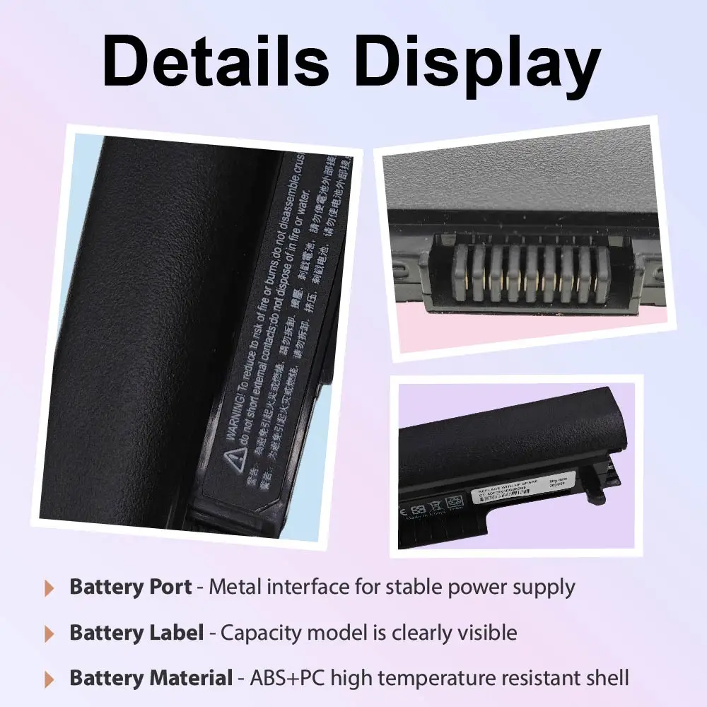 HATNN-LB6V Laptop Battery For HP Pavilion 245 g3 250 255 256 G4 Series 807611-421 807612-831 HSTNN-LB6U TPN-C125 TPN-C126