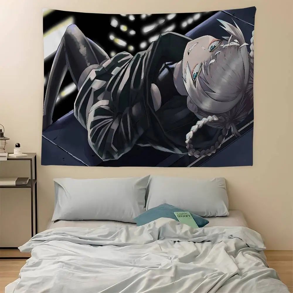 Call Night Nanakusa Nazuna Anime Colorful Tapestry Wall Hanging Hanging Tarot Hippie Wall Rugs Dorm Wall Art Decor