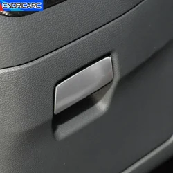 Car For Audi A4 B9 2017-2021 LHD Main Driver Seat Glove Box Frame Decoration Sticker Trim Stainless Steel Interior Accessories