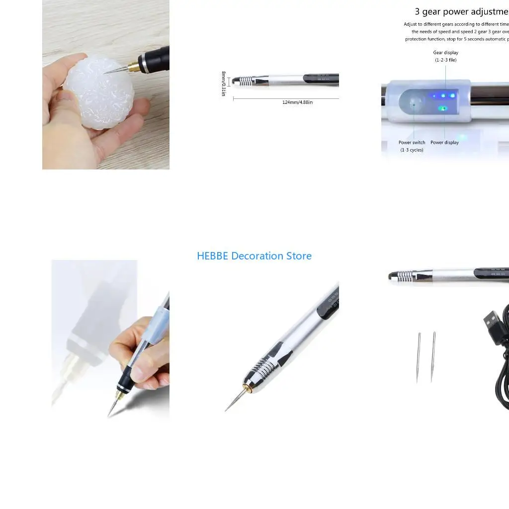 B0KC Drill Power Tools Engraver Diy Cutting Polishing Rotary Tool