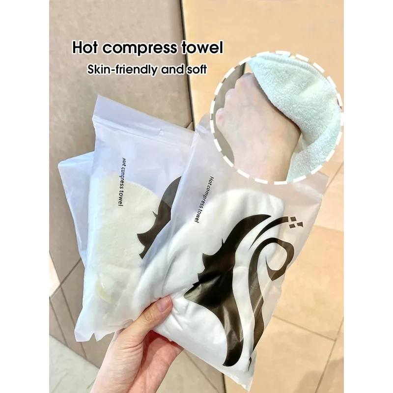 Hot compress towel hanging ear soft skin-friendly steam heating cold hot wet compress irrigation face towel compress face towel