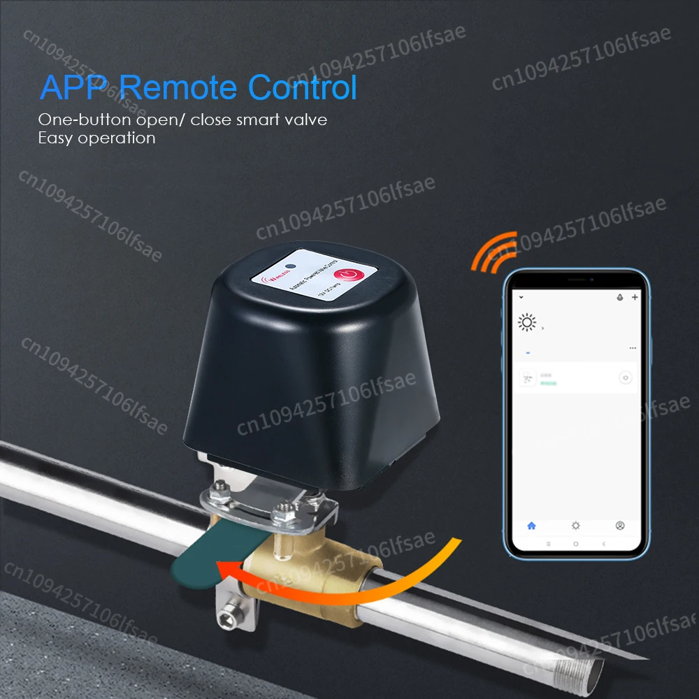 

В наличии Tuya ZigBee Smart Wireless Control Газовый водяной клапан Автоматизация умного дома для работы с газом с Alexa, Google Assistant