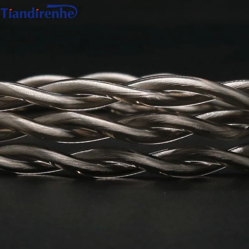 Tiandirenhe cabo de fone de ouvido personalizável mmcx 0.78 tfz qdc 2 pinos im a2dc ie80 ie900 cabo de atualização hifi