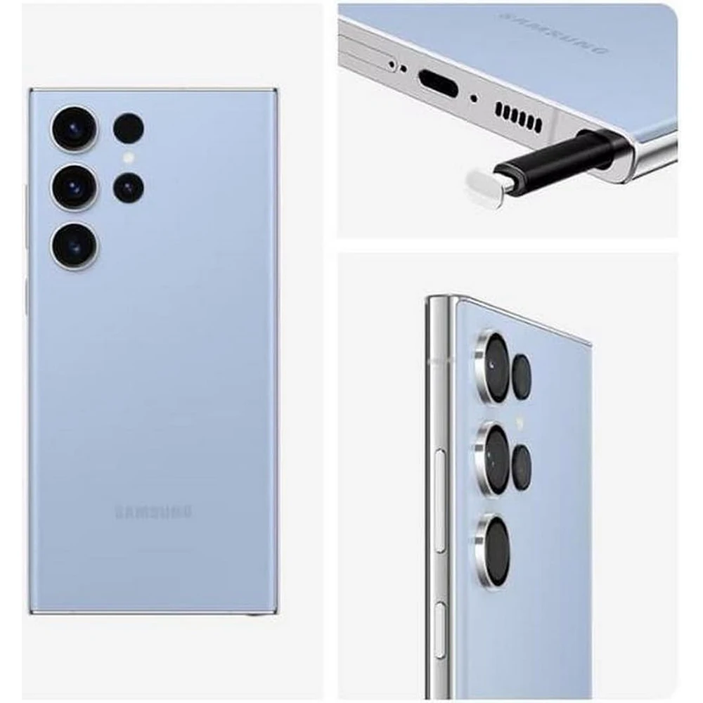 Samsung Galaxy S23 Ultra 5G S918U Usado, Smartphone Android Inteligente, Tela de 6.8 polegadas, NFC, 5000mAh, 45W, Câmera Quádrupla 200MP, Versão EUA, S23U AI