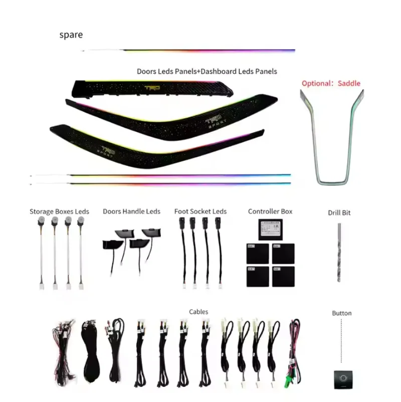 

Car LED Ambient Light for Toyota Corolla Levin Allion 2019 2020 2021 Instrument Door Dynamic Light Shadow Decorative Lamp